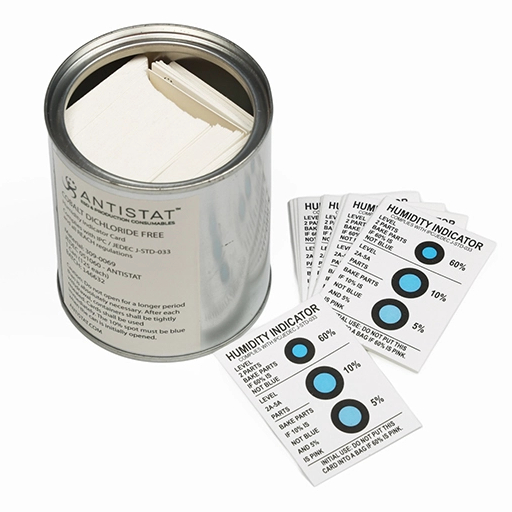 3 ডট ফ্রি কোবাল্ট বুলে থেকে গোলাপী আর্দ্রতা নির্দেশক কার্ড 