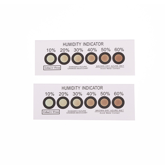 এনভায়রনমেন্টাল কোবাল্ট ফ্রি ব্রাউন থেকে সবুজ আর্দ্রতা সূচক কার্ড